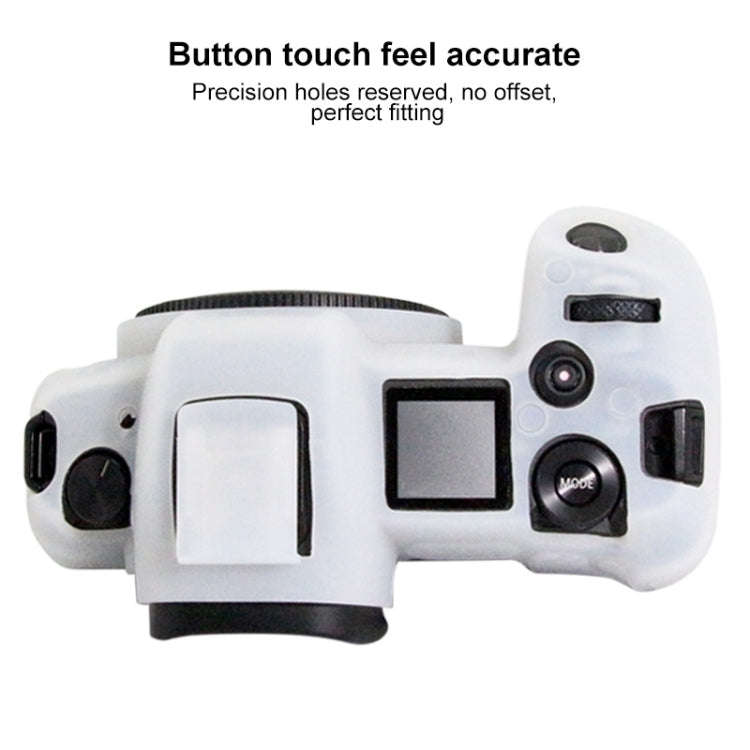 PULUZ Soft Silicone Protective Case for Canon EOS R(White)