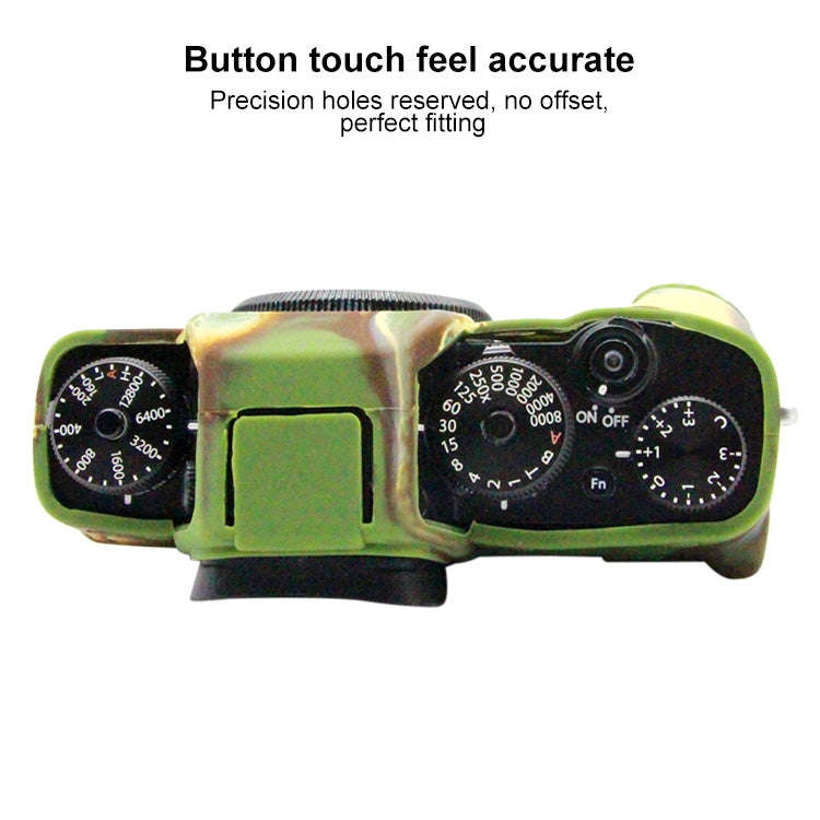 PULUZ Soft Silicone Protective Case for FUJIFILM XT3(Camouflage)