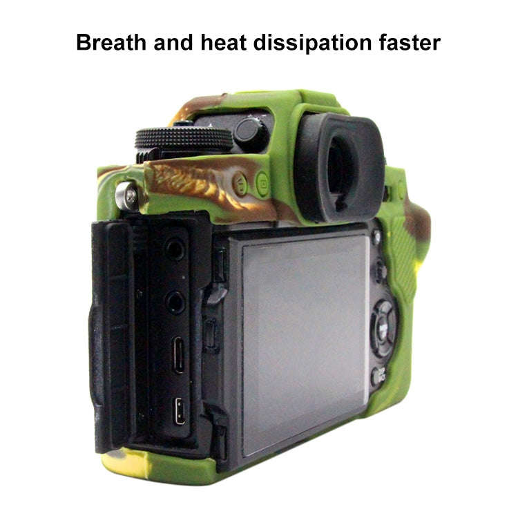 PULUZ Soft Silicone Protective Case for FUJIFILM XT3(Camouflage)
