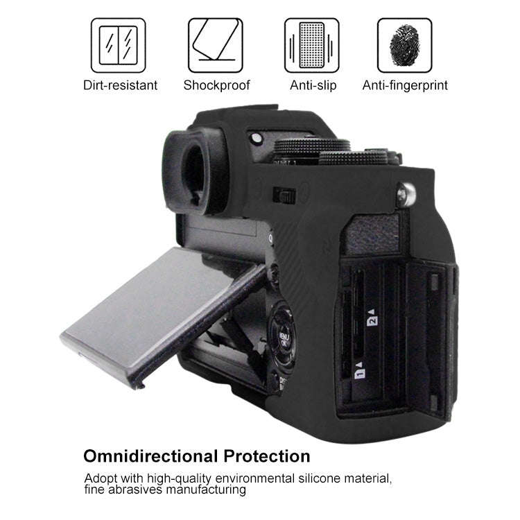 PULUZ Soft Silicone Protective Case for FUJIFILM XT3(Black)