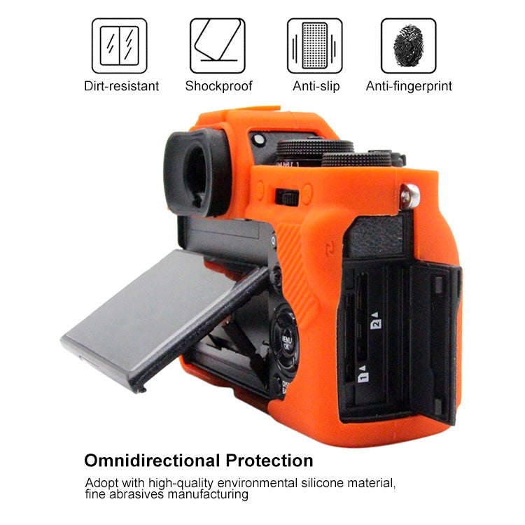 PULUZ Soft Silicone Protective Case for FUJIFILM XT3(Orange)