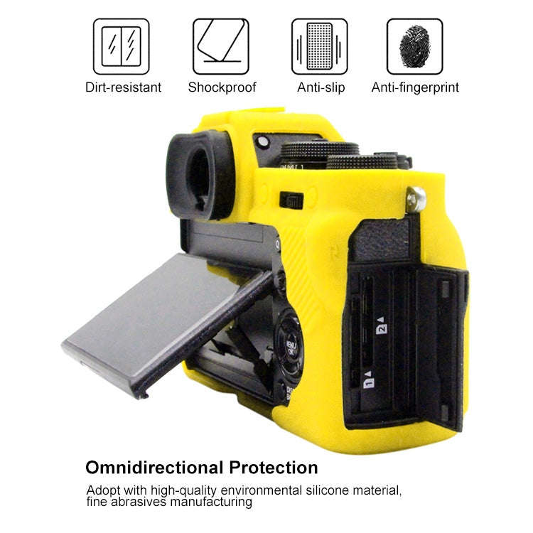PULUZ Soft Silicone Protective Case for FUJIFILM XT3(Yellow)
