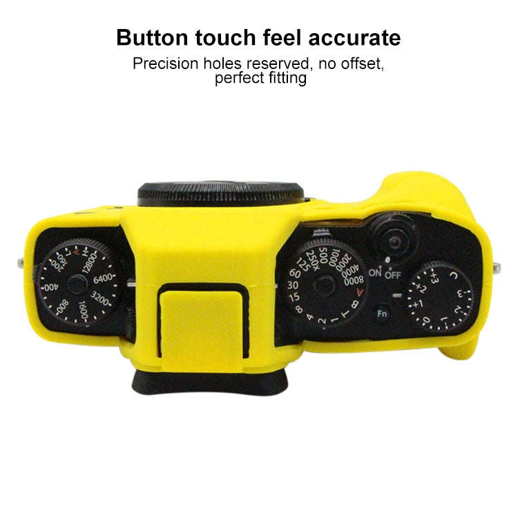 PULUZ Soft Silicone Protective Case for FUJIFILM XT3(Yellow)