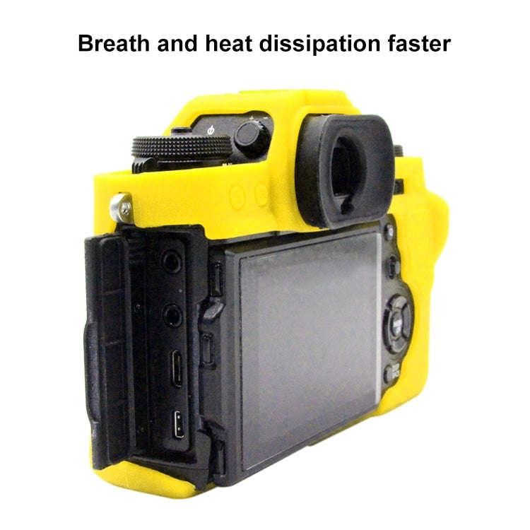 PULUZ Soft Silicone Protective Case for FUJIFILM XT3(Yellow)