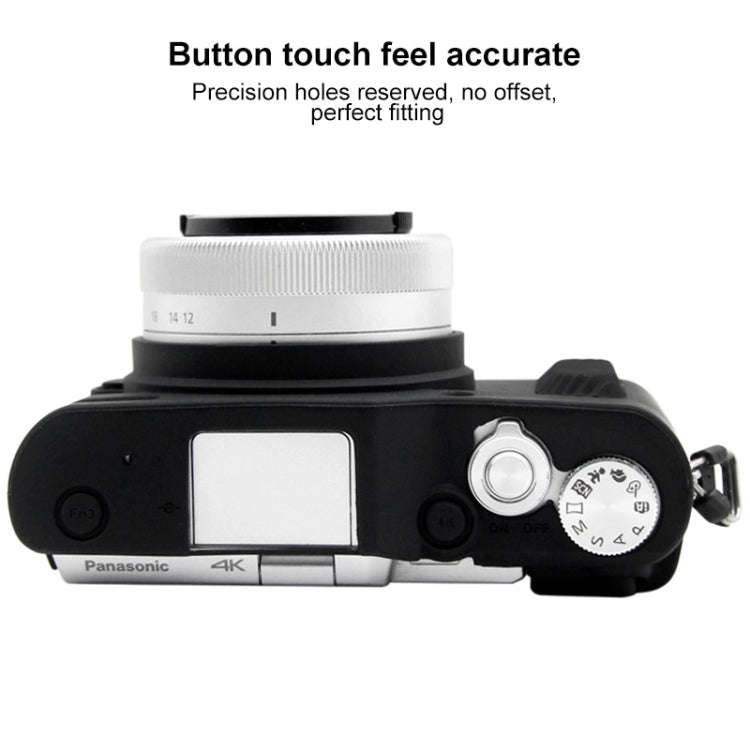 PULUZ Soft Silicone Protective Case for Panasonic Lumix GF10(Black)