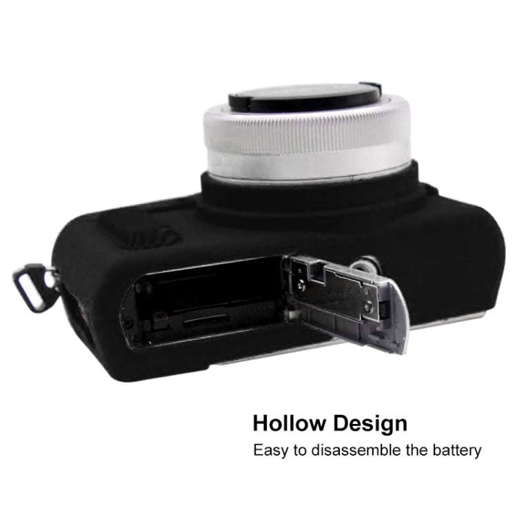 PULUZ Soft Silicone Protective Case for Panasonic Lumix GF10(Black)