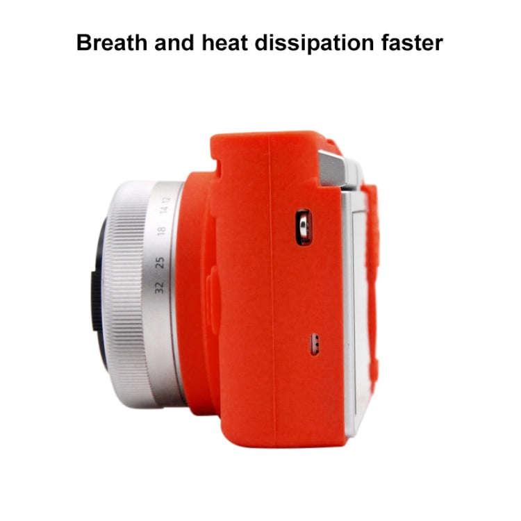 PULUZ Soft Silicone Protective Case for Panasonic Lumix GF10(Red)