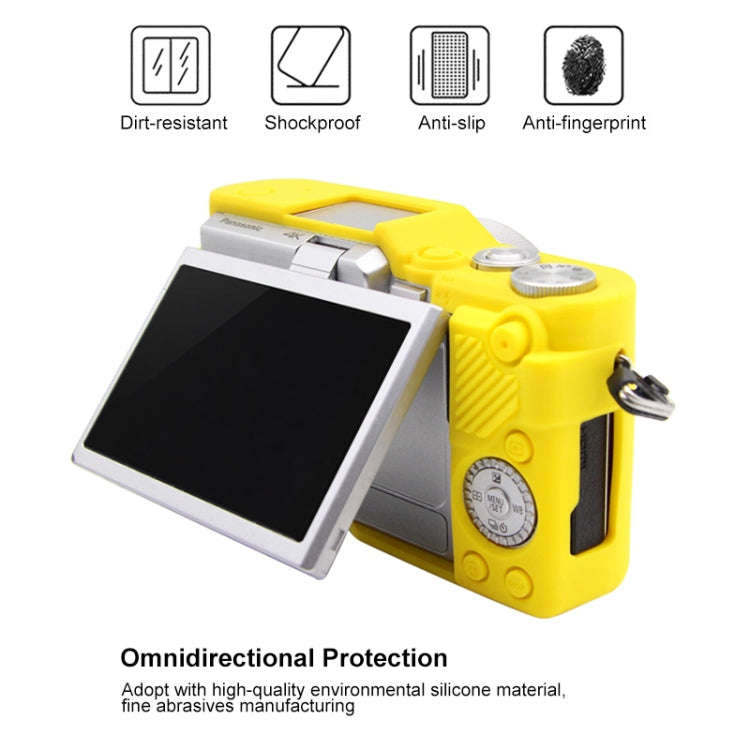 PULUZ Soft Silicone Protective Case for Panasonic Lumix GF10(Yellow)