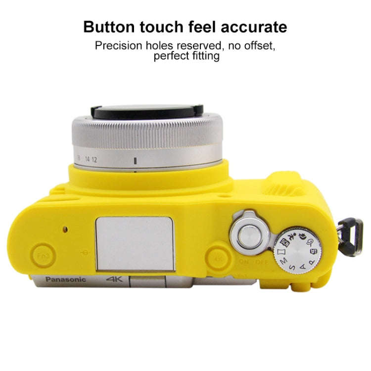 PULUZ Soft Silicone Protective Case for Panasonic Lumix GF10(Yellow)