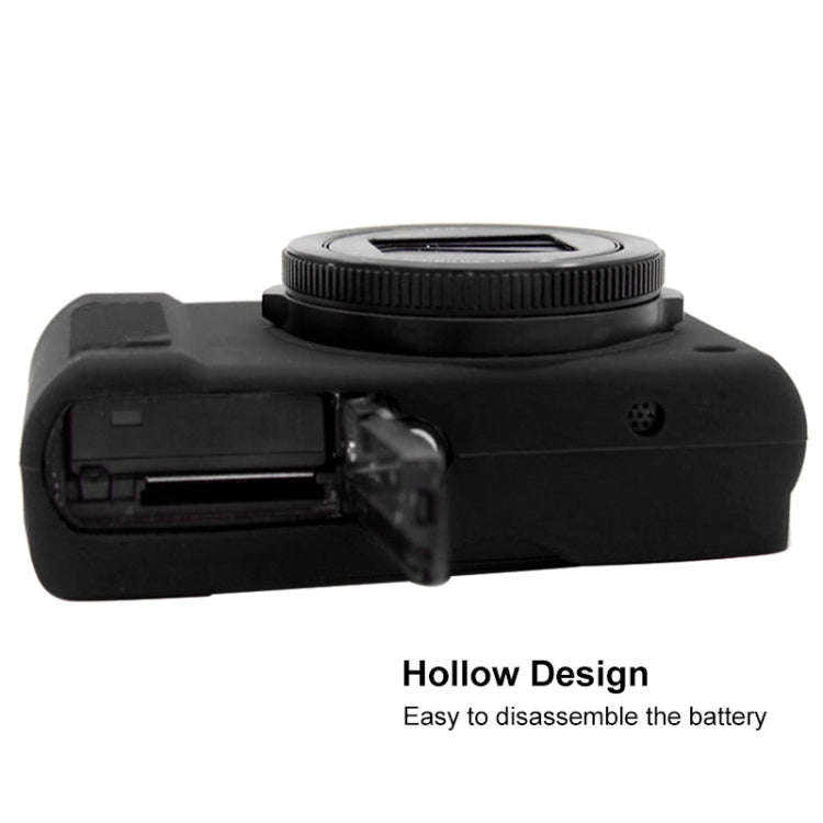 PULUZ Soft Silicone Protective Case for Panasonic Lumix  LX10(Black)