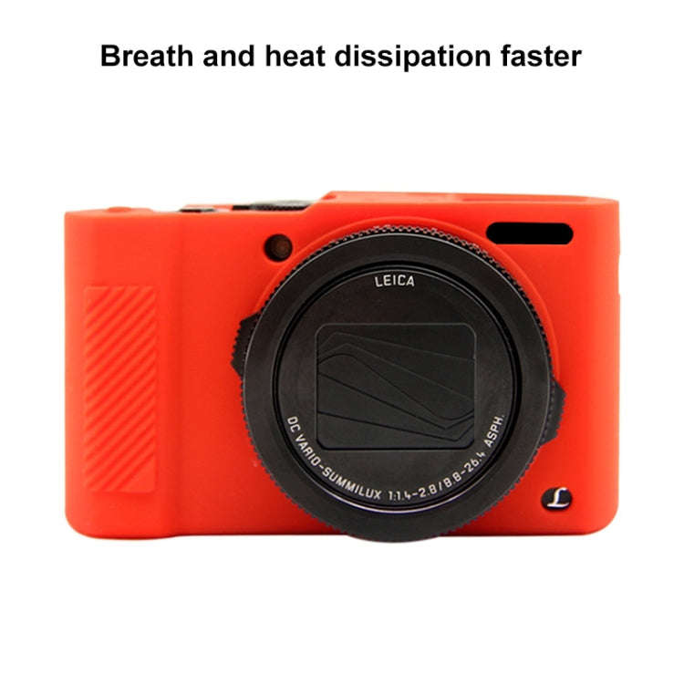 PULUZ Soft Silicone Protective Case for Panasonic Lumix  LX10(Red)