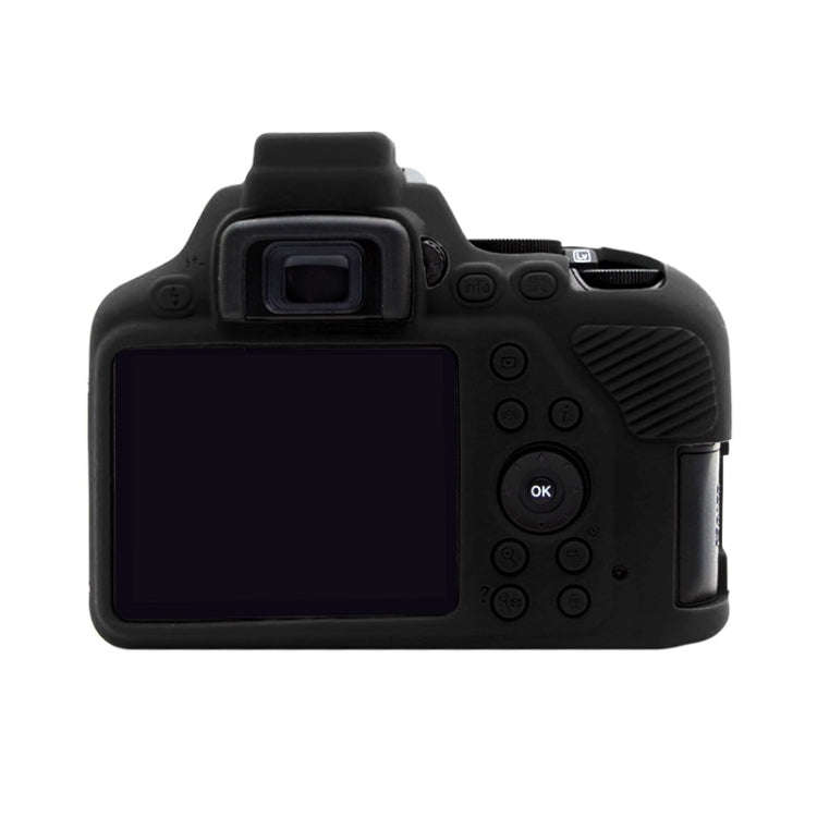 PULUZ Soft Silicone Protective Case for Nikon D3500(Black)
