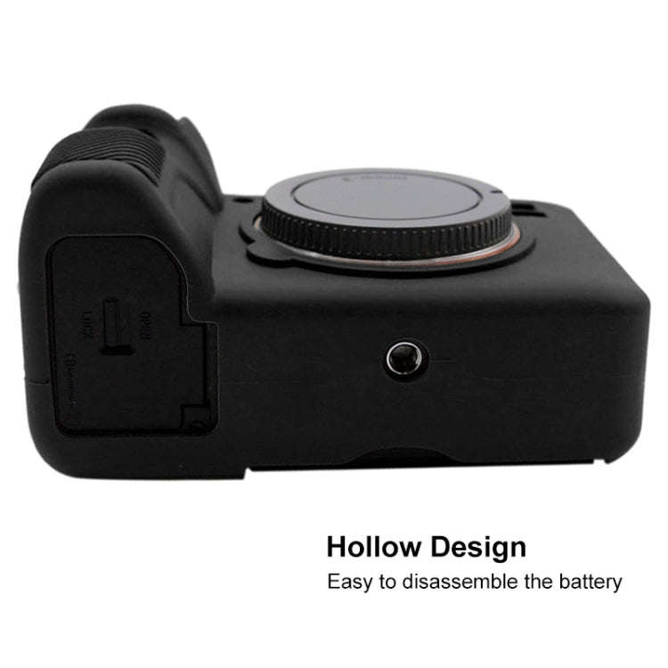 PULUZ Soft Silicone Protective Case for Sony ILCE-9M2/ Alpha 9 II / A92(Black)