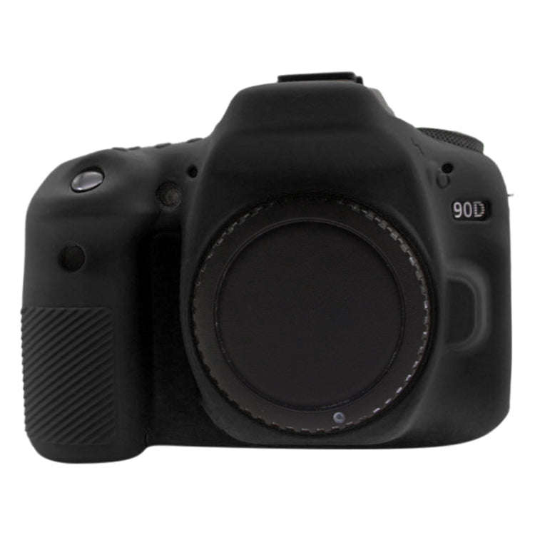 PULUZ Soft Silicone Protective Case for Canon EOS 90D(Black)