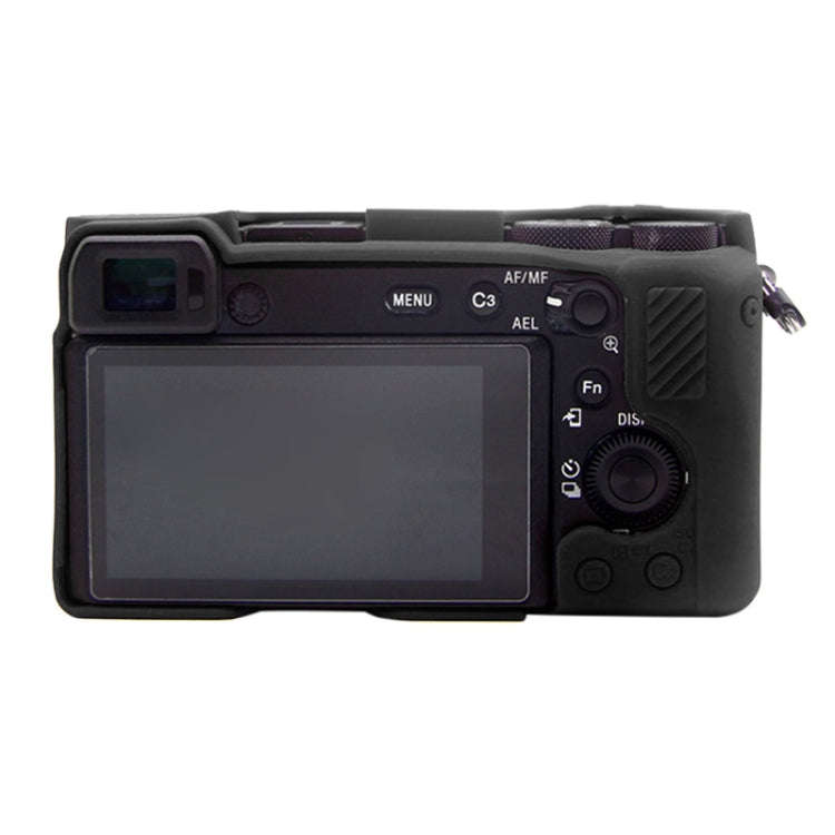 PULUZ Soft Silicone Protective Case for Sony A6600 / ILCE-6600(Black)