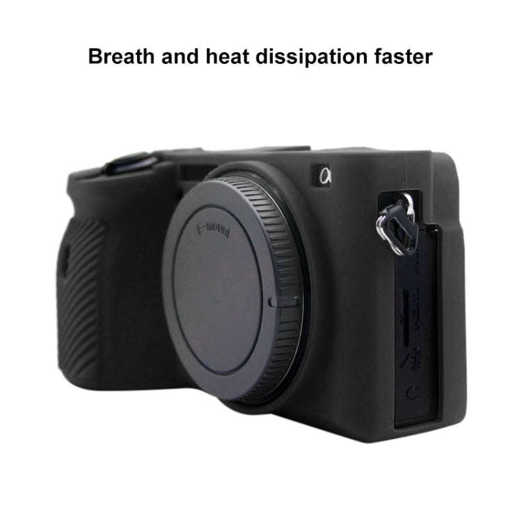 PULUZ Soft Silicone Protective Case for Sony A6600 / ILCE-6600(Black)