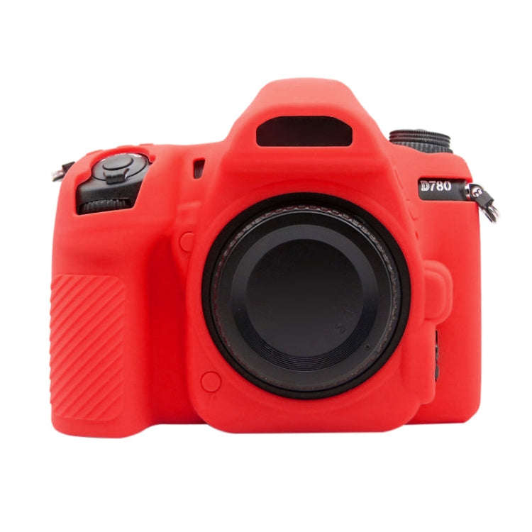 PULUZ Soft Silicone Protective Case for Nikon D780(Red)