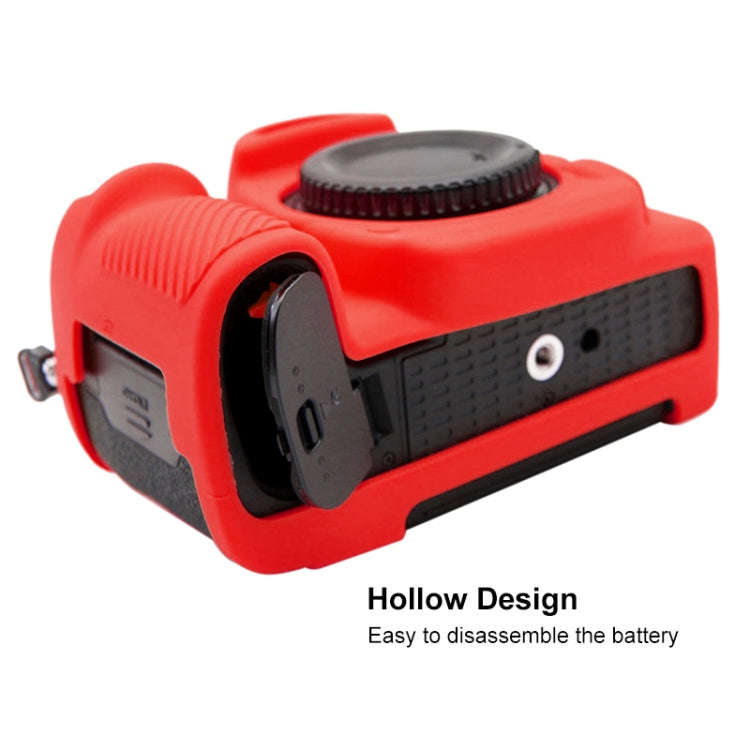 PULUZ Soft Silicone Protective Case for Nikon D780(Red)