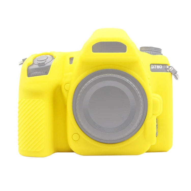 PULUZ Soft Silicone Protective Case for Nikon D780(Yellow)