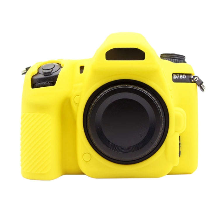 PULUZ Soft Silicone Protective Case for Nikon D780(Yellow)