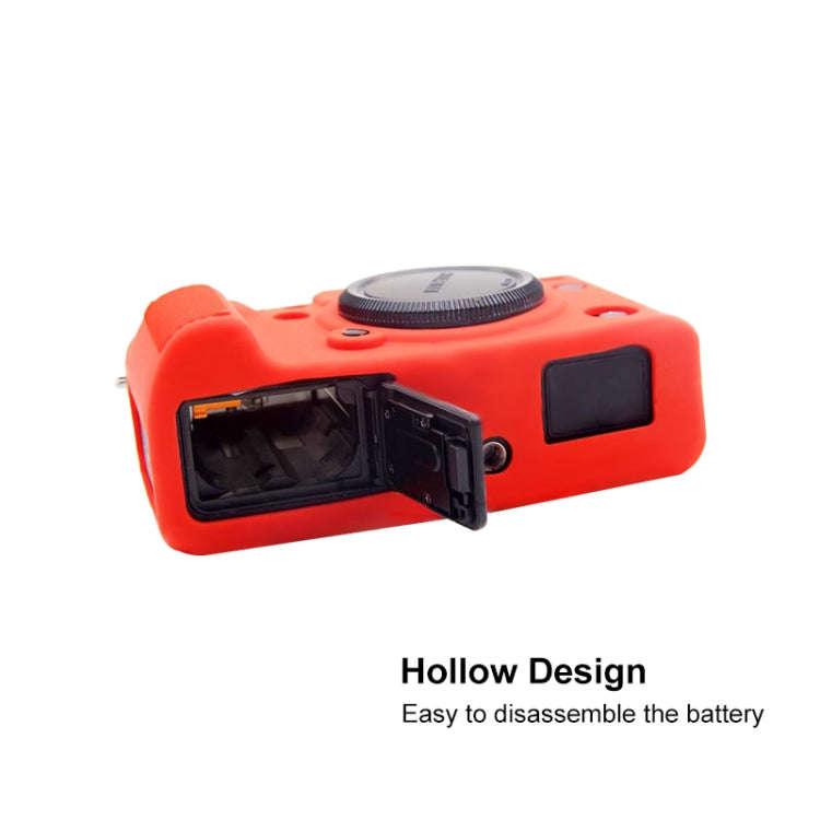 PULUZ Soft Silicone Protective Case for Fujifilm X-T4(Red)