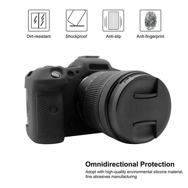 PULUZ Soft Silicone Protective Case for Canon EOS R5(Black)