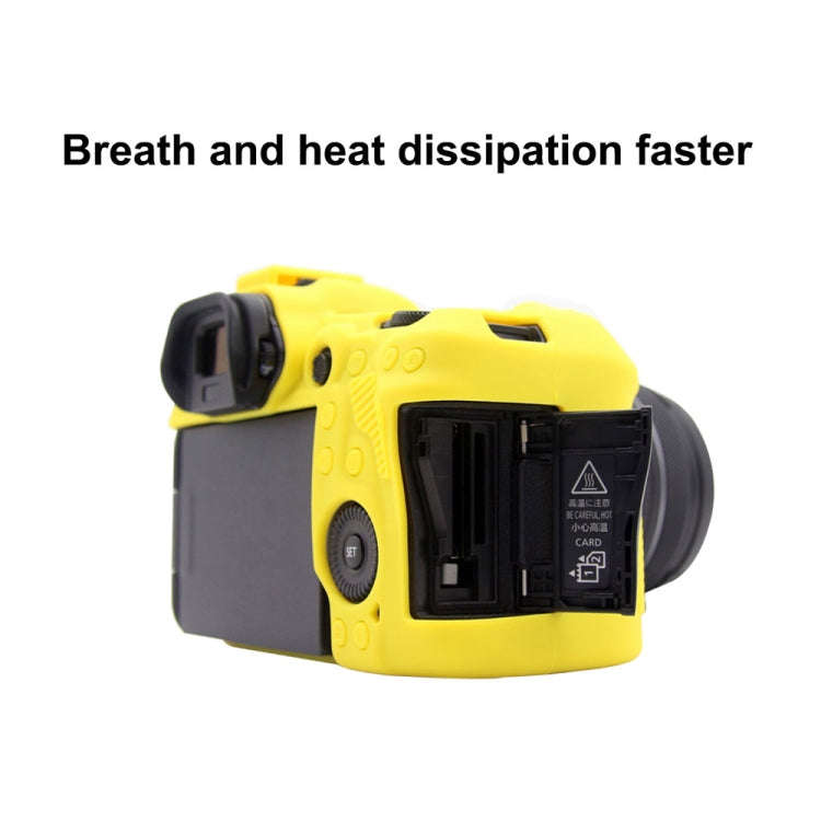 PULUZ Soft Silicone Protective Case for Canon EOS R5(Yellow)