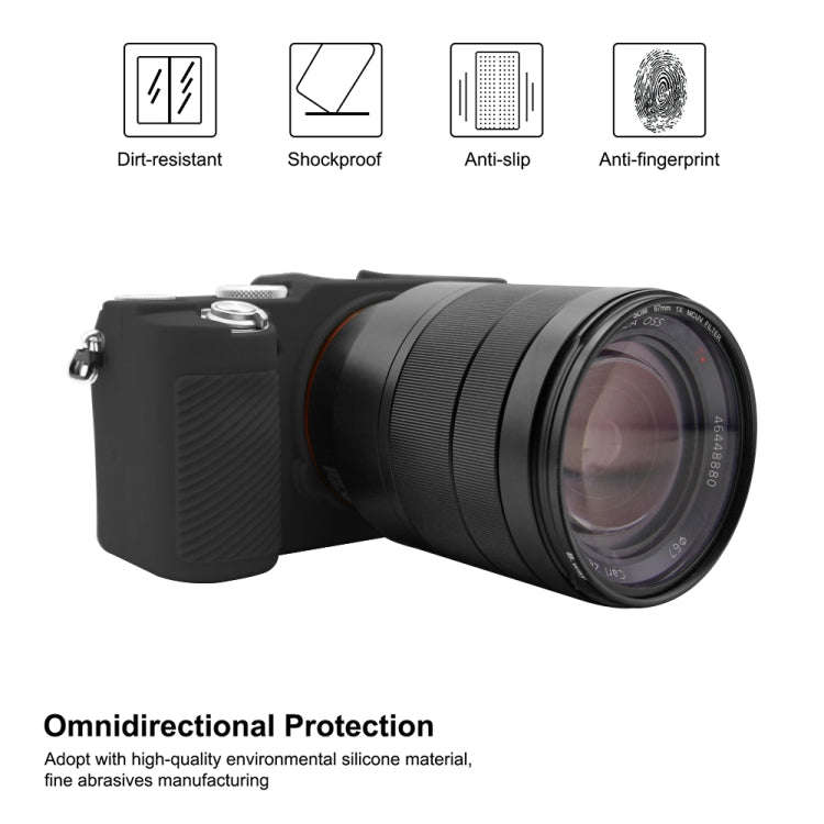 PULUZ Soft Silicone Protective Case for Sony A7C / ILCE-7C(Black)