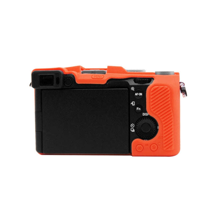 PULUZ Soft Silicone Protective Case for Sony A7C / ILCE-7C(Orange)