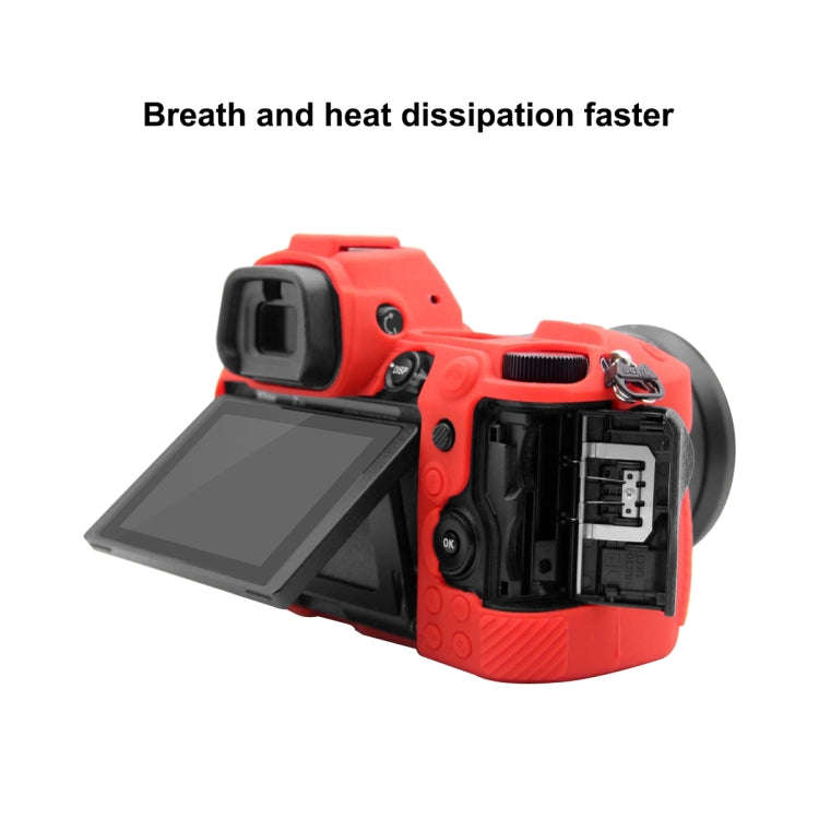 PULUZ Soft Silicone Protective Case for Nikon Z6 II(Red)