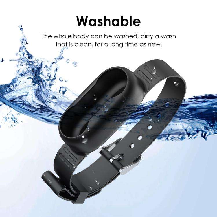 For Insta360 GO 3 / GO 3S PULUZ Camera Silicone Case Wristband Bicycle Strap Extension Mount (Black)