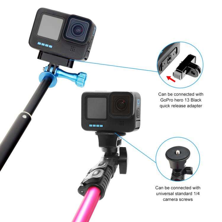 PULUZ Quick Release Magnetic Folding Base Adapter for GoPro HERO12 Black /11 Black /11 Black mini...