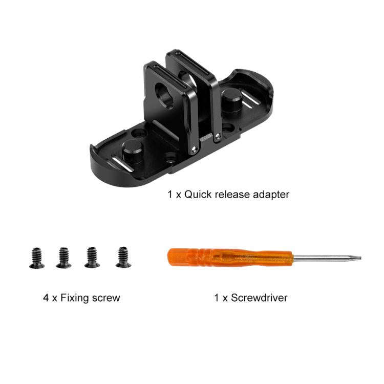 PULUZ Quick Release Magnetic Folding Base Adapter for GoPro HERO12 Black /11 Black /11 Black mini...