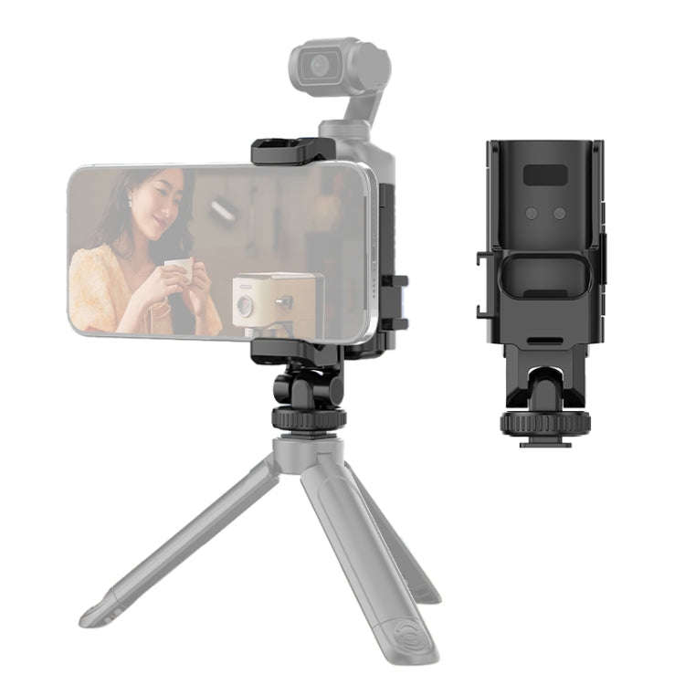 For DJI OSMO Pocket 3 PULUZ Protective Frame Expansion Phone Clamp, Compatible with Tripod Pole (...