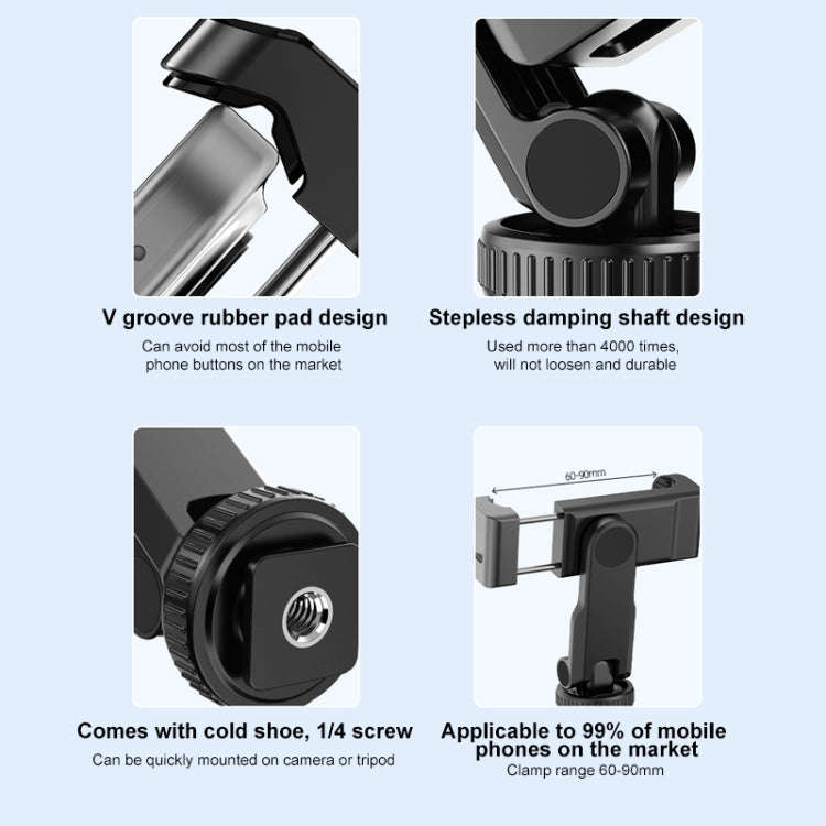 For DJI OSMO Pocket 3 PULUZ Protective Frame Expansion Phone Clamp, Compatible with Tripod Pole (...