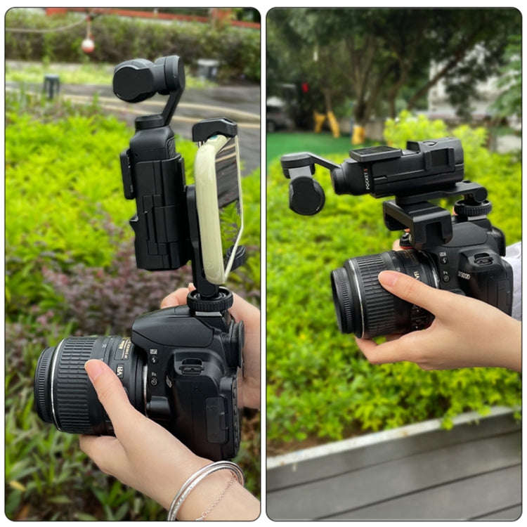 For DJI OSMO Pocket 3 PULUZ Protective Frame Expansion Phone Clamp, Compatible with Tripod Pole (...