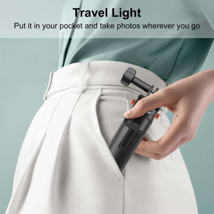 PULUZ Mini Magnetic Quick Release Selfie Stick Tripod (Black)