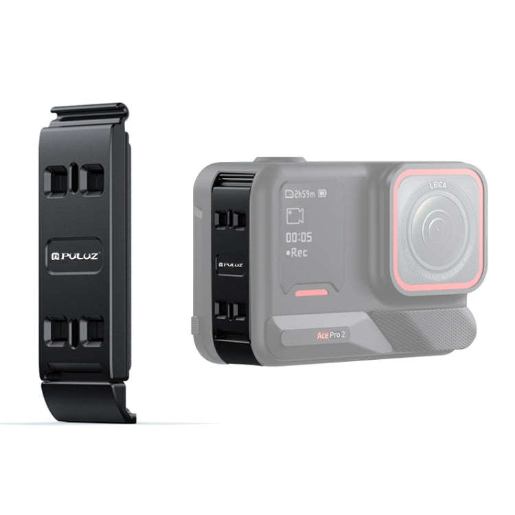 PULUZ Aluminum Alloy Vertical Shooting Magnetic Quick-release Battery Side Interface Cover for In...
