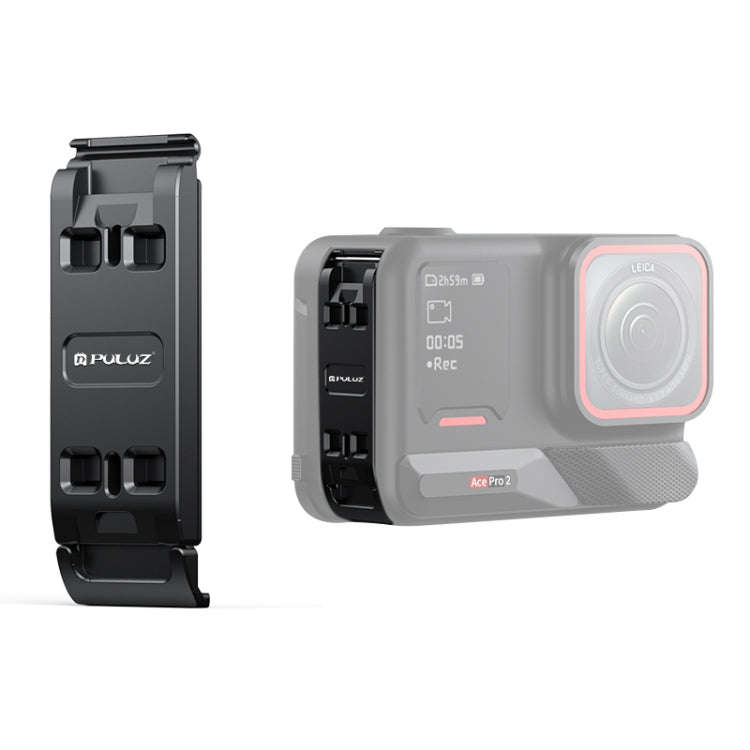 PULUZ ACE / AC Aluminum Alloy Vertical Shooting Magnetic Quick-release Battery Side Interface Cov...