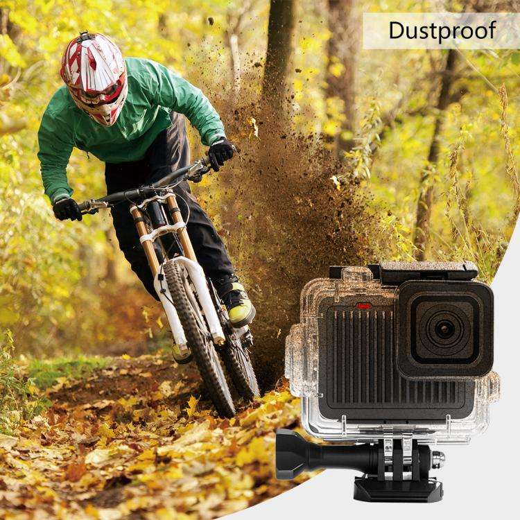For GoPro HERO 4K 2024 PULUZ 60m / 196ft Waterproof Housing Protective Case with Buckle Basic Mou...