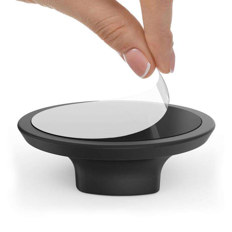 For DJI Osmo Pocket 3 PULUZ Adhesive Type Silicone Dock Desktop Base Bracket (Black)