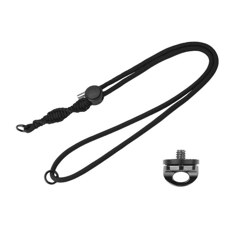 PULUZ Sports Camera Lanyard Long Adjustable Anti-lost Rope for DJI OSMO Pocket 3 / Insta360 X5 (B...