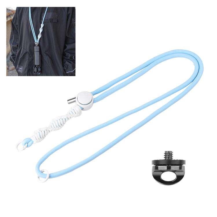PULUZ Sports Camera Lanyard Long Adjustable Anti-lost Rope for DJI OSMO Pocket 3 / Insta360 X5 (B...