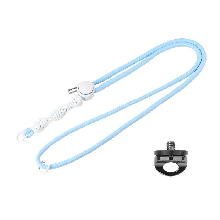 PULUZ Sports Camera Lanyard Long Adjustable Anti-lost Rope for DJI OSMO Pocket 3 / Insta360 X5 (B...