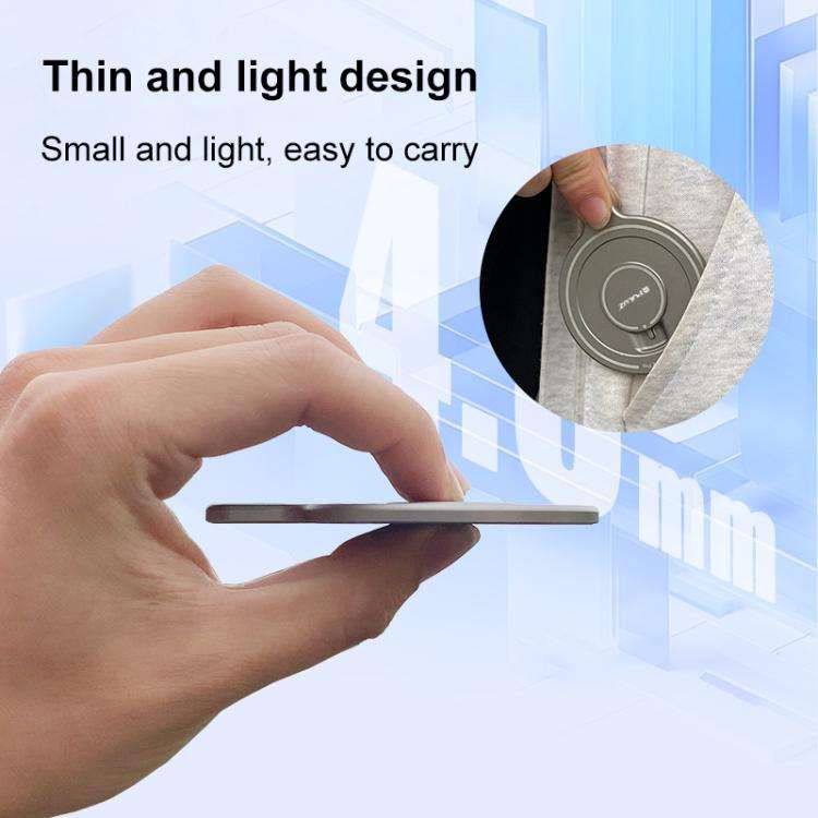 For Insta360 Flow 2 Pro PULUZ Magnetic Phone Mount Adapter (Silver)