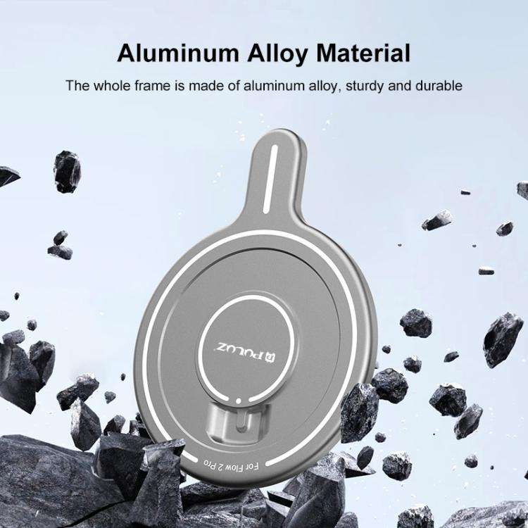 For Insta360 Flow 2 Pro PULUZ Magnetic Phone Mount Adapter (Silver)