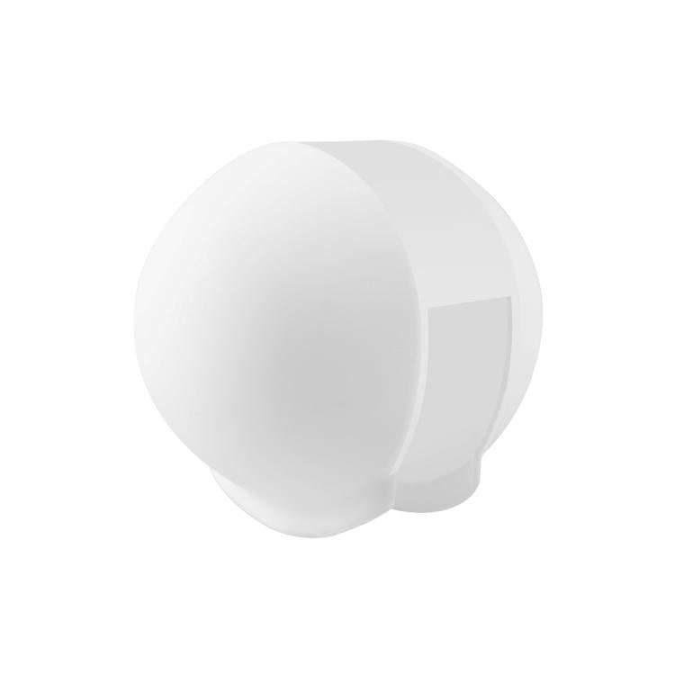For Insta360 X5 PULUZ Invisible Dive Case Lens Guard Silicone Protective Lens Cap Cover (White)