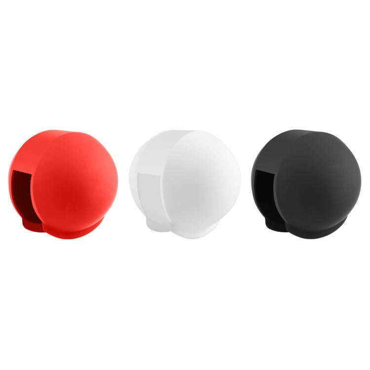 For Insta360 X5 PULUZ Invisible Dive Case Lens Guard Silicone Protective Lens Cap Cover (Black)