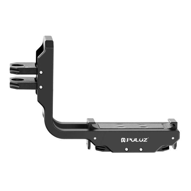 For DJI Osmo Action 5 Pro / 4 PULUZ Vertical Horizontal Shooting Quick Release Metal Magnetic L B...
