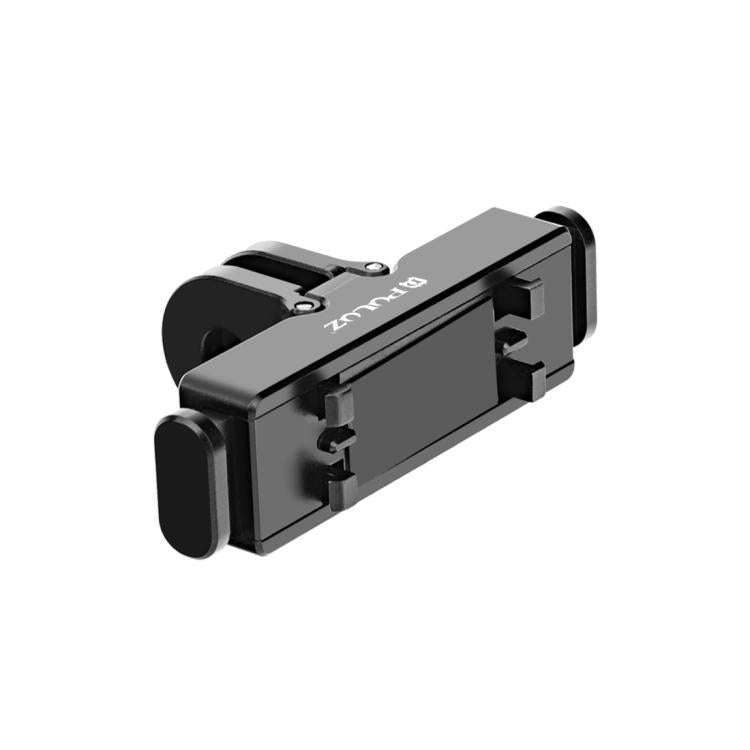 For Insta360 X5 / Ace Pro / Pro 2 PULUZ Aviation Aluminum Quick Release Base Adapter Bracket (Black)